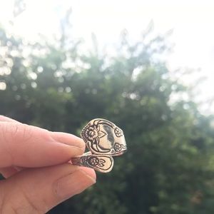 Spoon ring size 7. .925 sterling silver